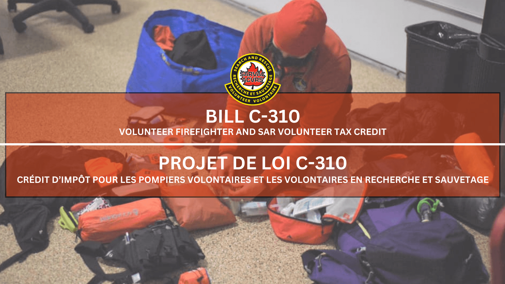 BILL C-310: An Act to amend the Income Tax Act (volunteer firefighting and search and rescue volunteer tax credit).