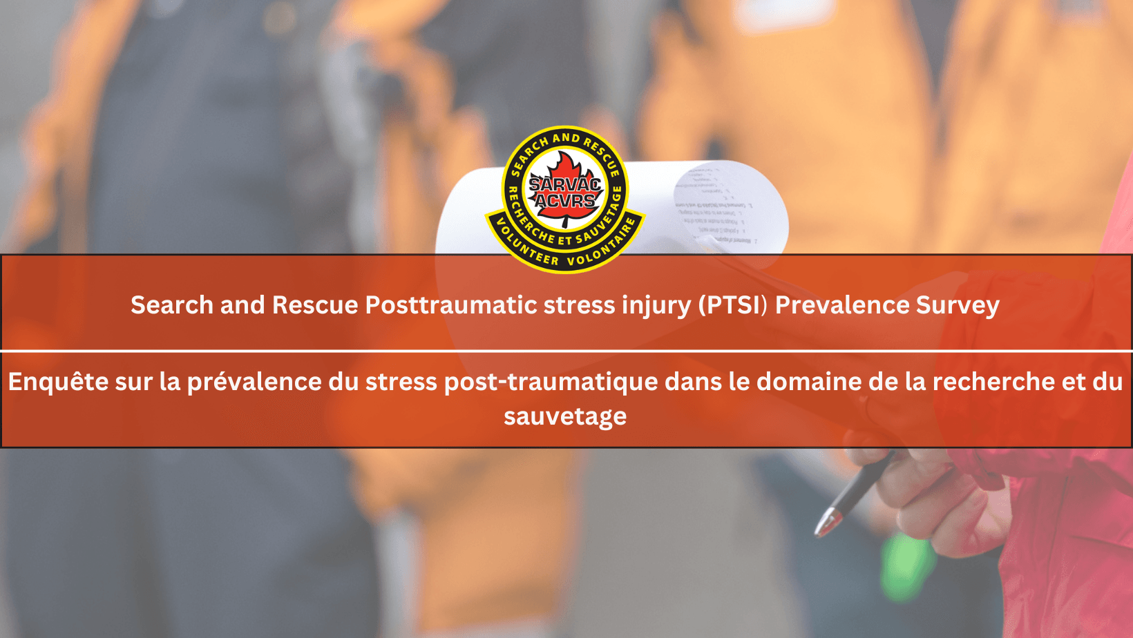 Attention Search and Rescue (SAR) Volunteers!